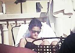 kristen stewart sunbathes post shoot