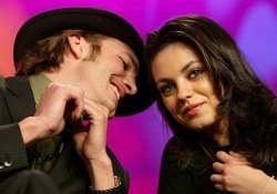 kutcher to accompany kunis to london