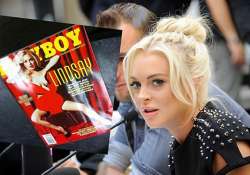 lohan channels marilyn monroe in playboy