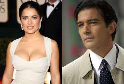 salma hayek antonio banderas pair in puss in boots