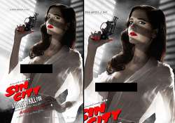 eva green s poses nude for sin city movie poster banned