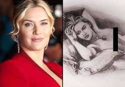 kate winslet not comfortable with her nude titanic portrait see pics