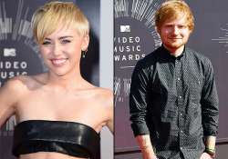 ed sheeran finds miley cyrus fantastic