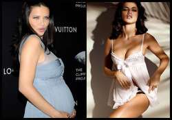 adriana lima fears shedding out post baby weight view hot pics