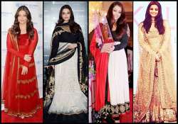 aishwarya rai bachchan s love for designer sabyasachi s creations see pics