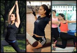 kangana deepika kareena s hot workout sessions see pics