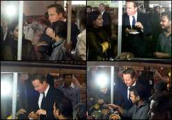 david cameron relishes indian cuisines on his visit to kolkata view pics