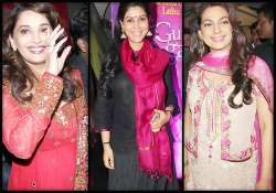 bollywood celebs go pink at gulab gang special screening view pics