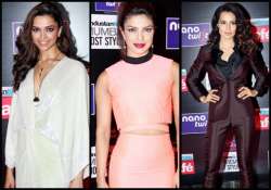 deepika priyanka kangana sizzle at the ht stylish awards 2014 see pics