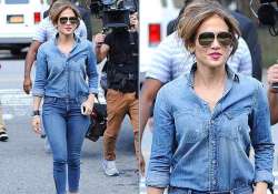 jennifer lopez s latest style update doing double denim