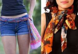 use scarves to accessorise your look