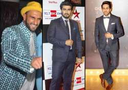 ranveer singh ayushman khurana arjun kapoor set trend for check suits see pics