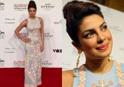 priyanka chopra at abu dhabi film festival an epitome of style and grace see pics