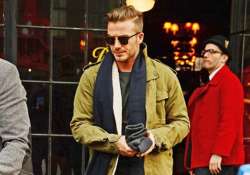 david beckham likes traditional christmas