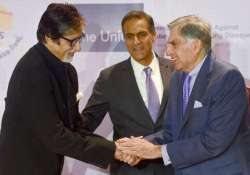 amitabh bachchan ratan tata join hands to promote tuberculosis free india