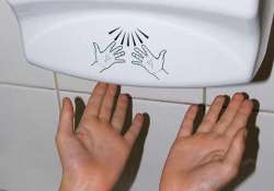 beware of modern hand dryers