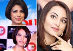 sonakshi sinha copies priyanka deepika s hairstyle to look slimmer see pics