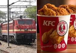 now you can order kfc during train journey