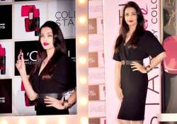 aishwarya rai bachchan stuns all unveils l oreal paris red lipstick