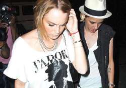 lindsay lohan gets her face studded on a shirt