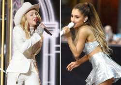 ariana grande bonds with madonna over kabbalah