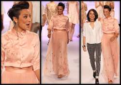 lakme fashion week 2014 adhuna akhtar turns showstopper for asmita marwah see pics