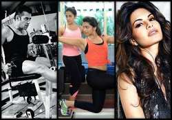 jacqueline fernandez swears by salman and deepika s fitness see pics