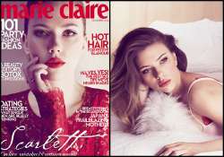 scarlett johansson poses for marie claire magazine view pics