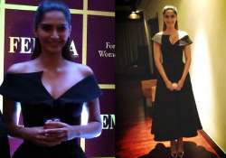 sonam kapoor looks sexy at femina magazine launch leaves dubai crowd stunned see pics