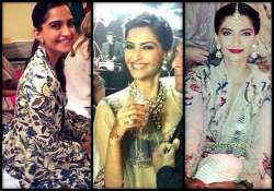 sonam looks wow at cousin s wedding gives award shows a miss see pics