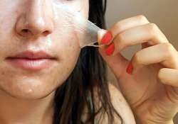 use natural exfoliators to treat sun damage