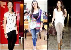 this week s fashion report shradha alia ileana bestow the casual looks see pics