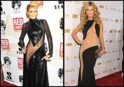 paris hilton joanna krupa go almost nude at pre grammy bash see pics