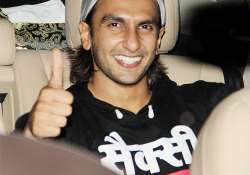 ranveer singh s coolest avatar sports saxy printed hoodie at 2 states screening see pics