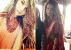 selena gomez goes desi dons a saree during nepal visit see pics