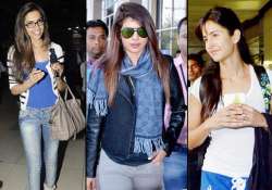 deepika priyanka katrina women prefer no make up look on holidays