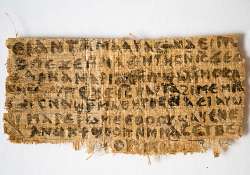 ancient papyrus fragment makes reference to jesus wife