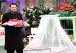 furore over pak tv quiz show host gifting orphan baby to childless couple