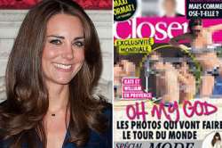 fury as irish newspaper publishes topless photos of kate