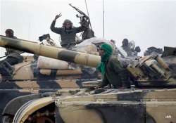 gaddafi forces rebels engage in fierce battle in libya