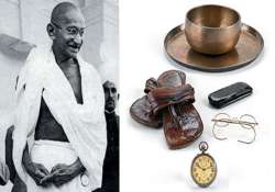 gandhi s sandals and other belongings to be auctioned in uk