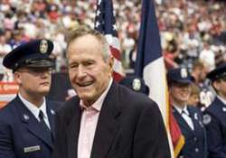 george hw bush in intensive care spokesman