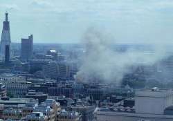 huge blaze in central london