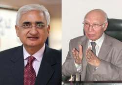 sartaj aziz khurshid to meet in bishkek tomorrow