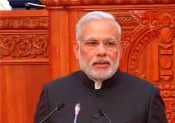 pm modi praises mongolia as new bright light of democracy in world