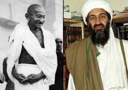 laden was inspired by mahatma gandhi cited him in 1993 speech