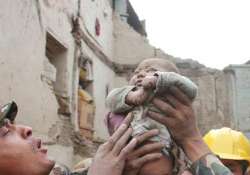 miraculous survival 4 month old rescued alive after 22 hrs of nepal quake