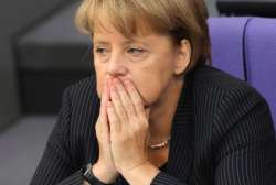 angela merkel warns of recession in europe