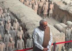 terracotta warriors and giant wild goose pagoda modi s two destinations during china visit