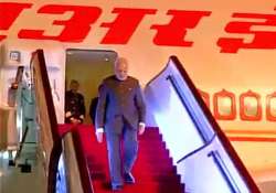 pm narendra modi arrives in shanghai